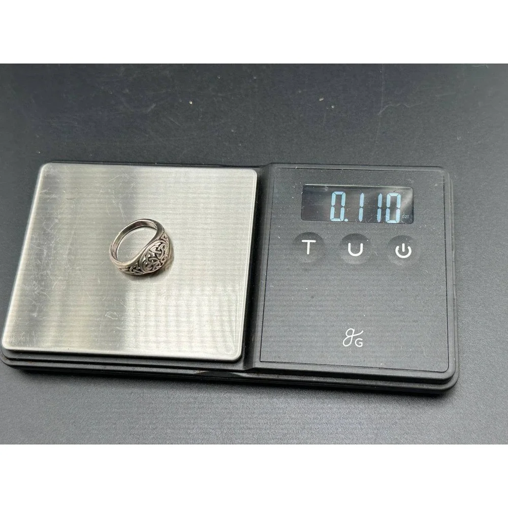 Celtic Trinity Knot Sterling Silver 925 Ring‎ Size 9 051 (47)